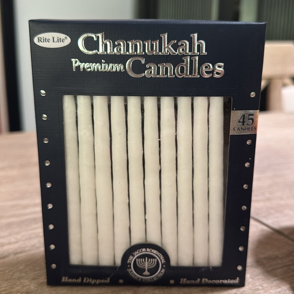 Rite Lite Chanukah Hanukkah candles 45 candles NWT
